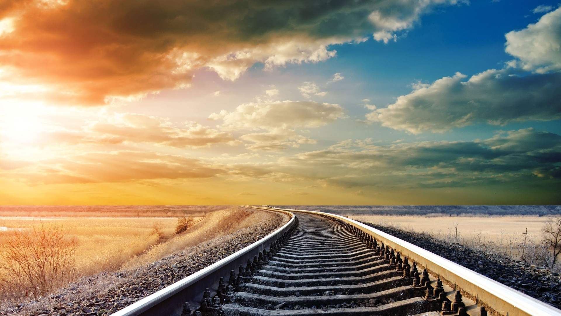 Railway Track 4k