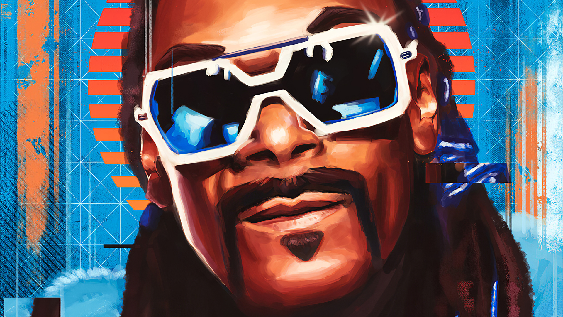 Snoop Dogg Digital Portrait Art 4k