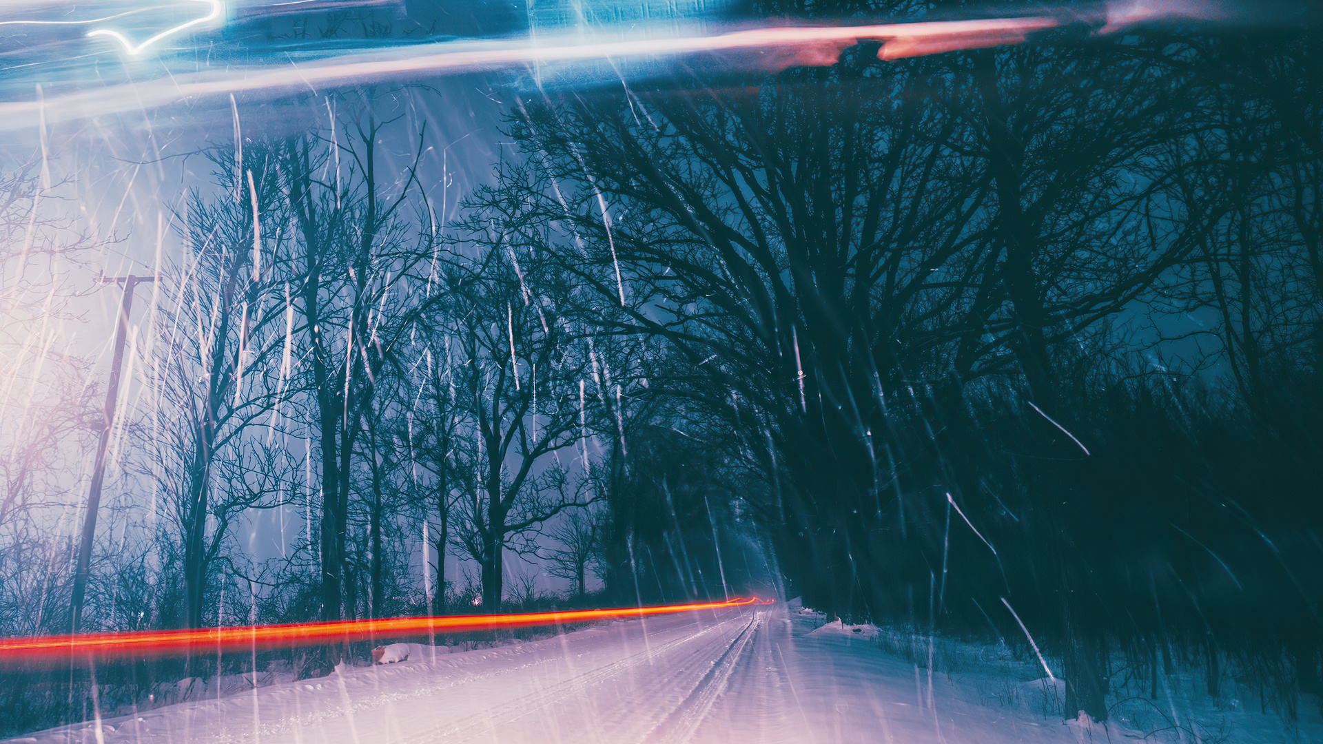 Snow Storm Photography 4k