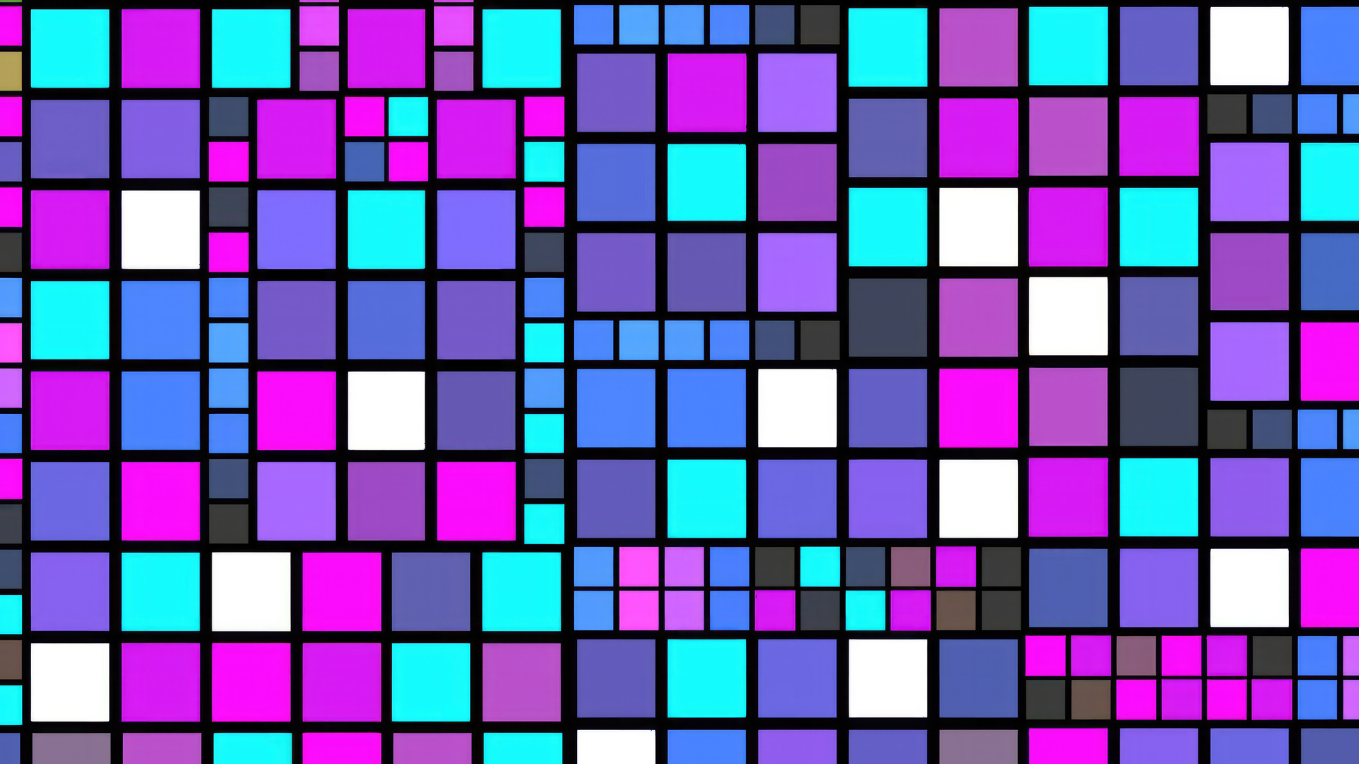 Squares Shapes Bright Abstract