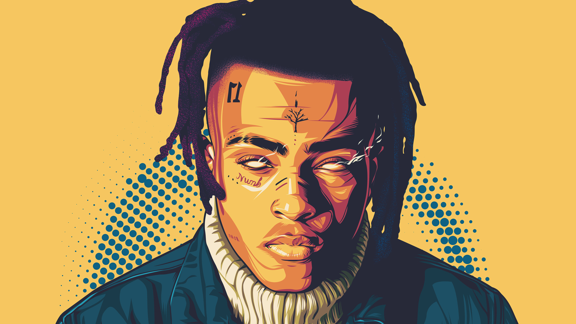 XXXTentacion Digital Art 4k