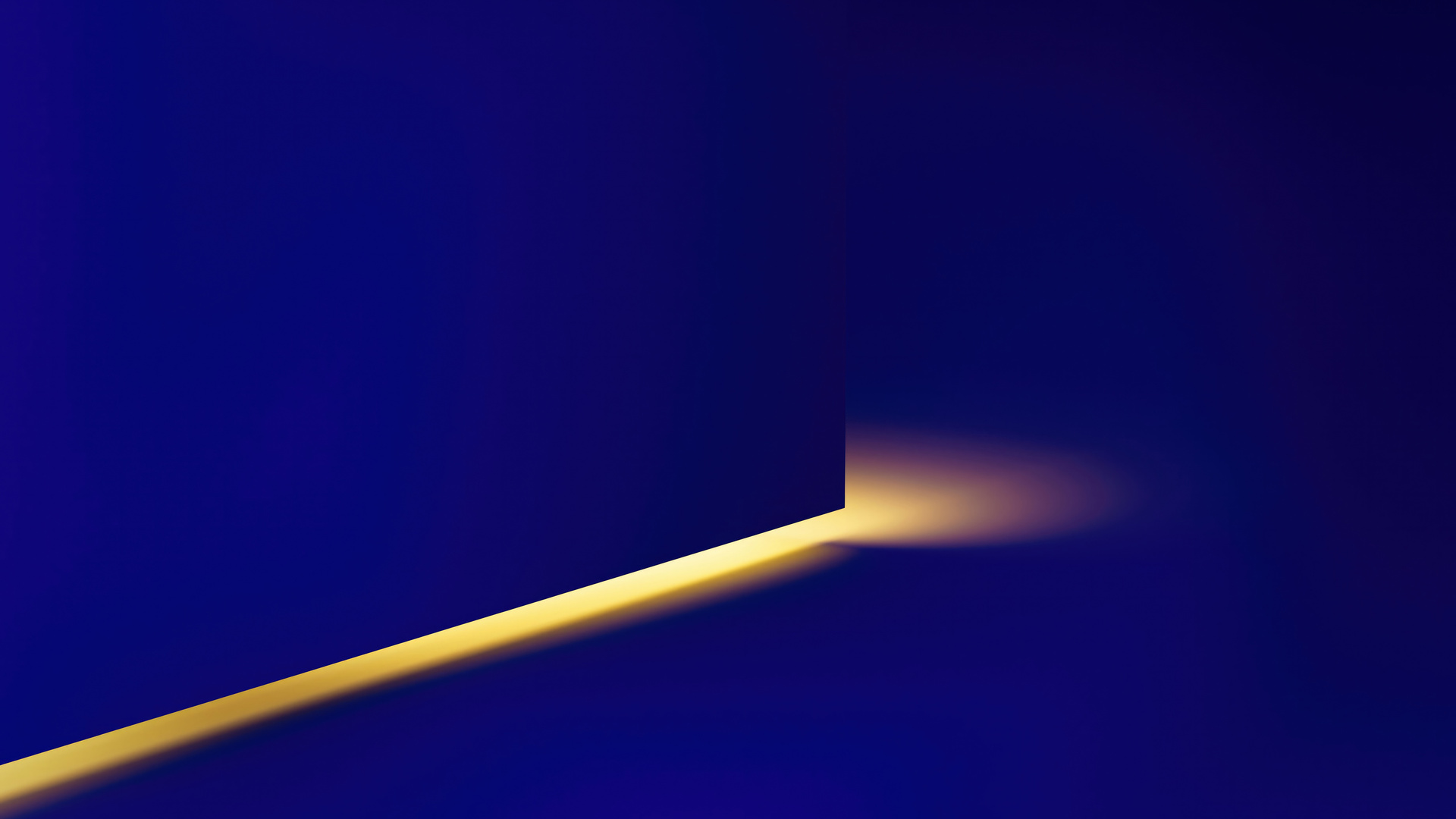 Yellow Light Room Abstract 5k