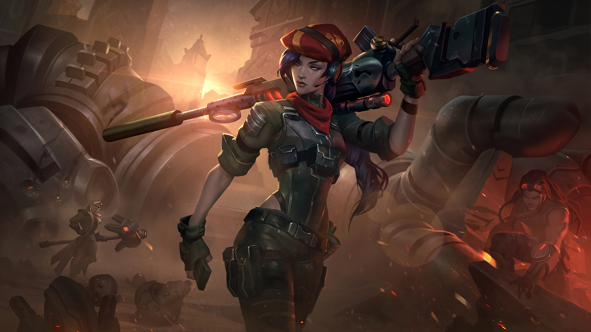 2022 Caitlyn League Of Legends 8k Wallpaper