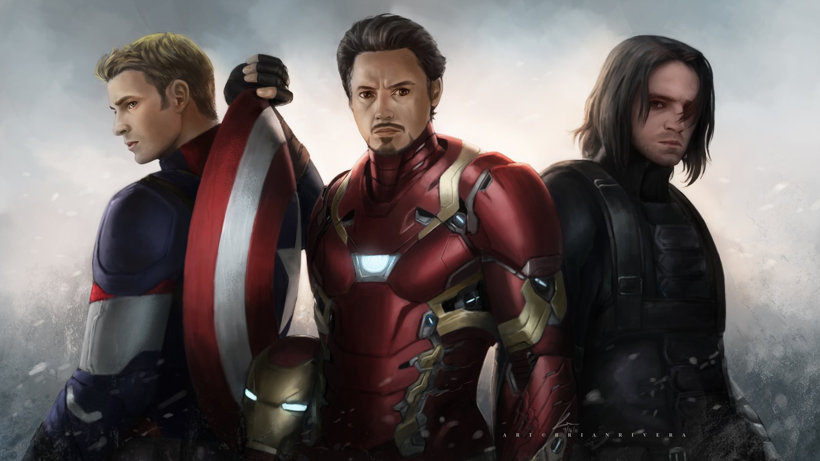 3 Dudes Of Marvel Wallpaper