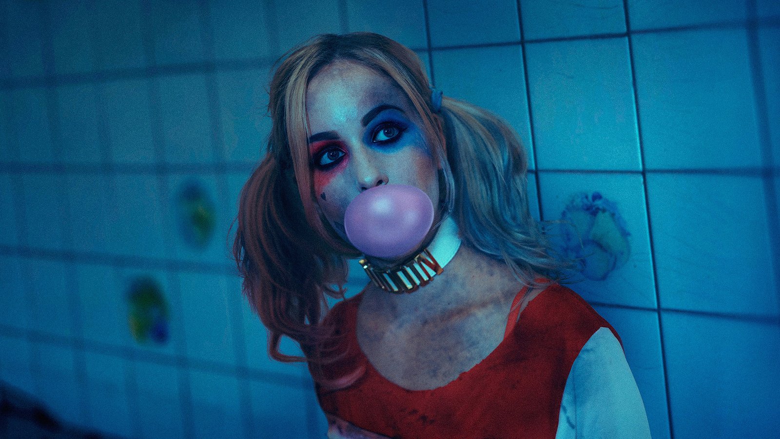 4kHarley Quinn Cosplay Wallpaper