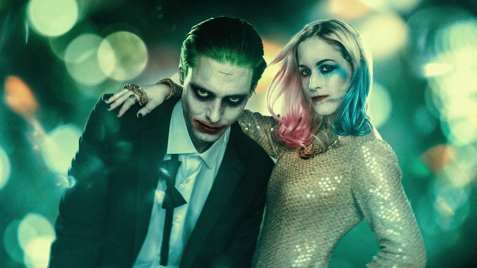 4kHarley Quinn Joker Cosplay Wallpaper