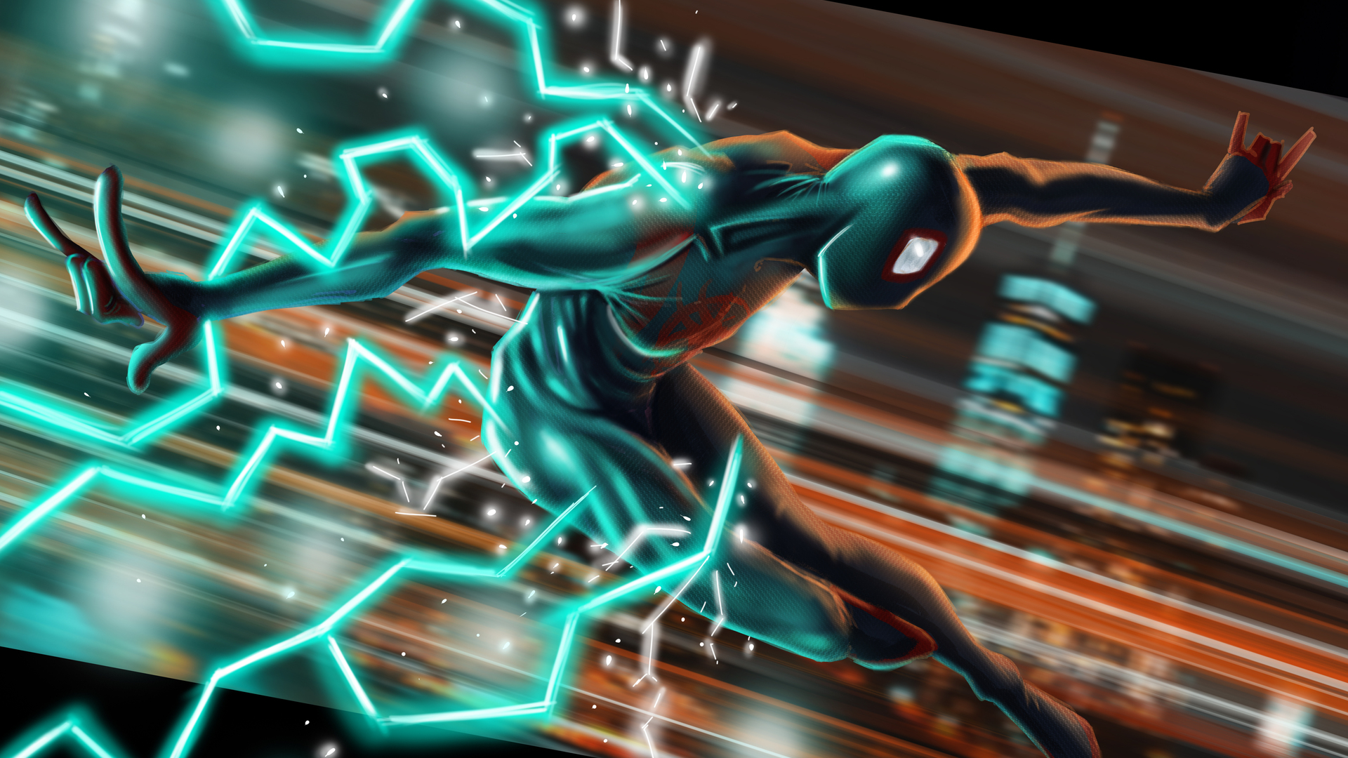 5k Artwork Miles Morales Wallpaper