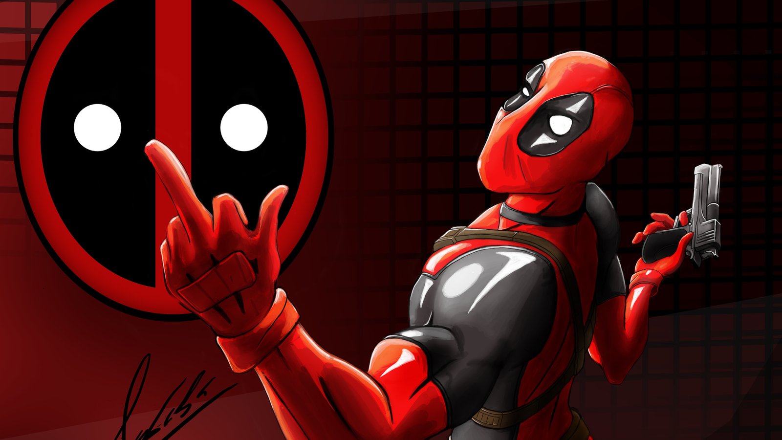 5k Deadpool Art Wallpaper