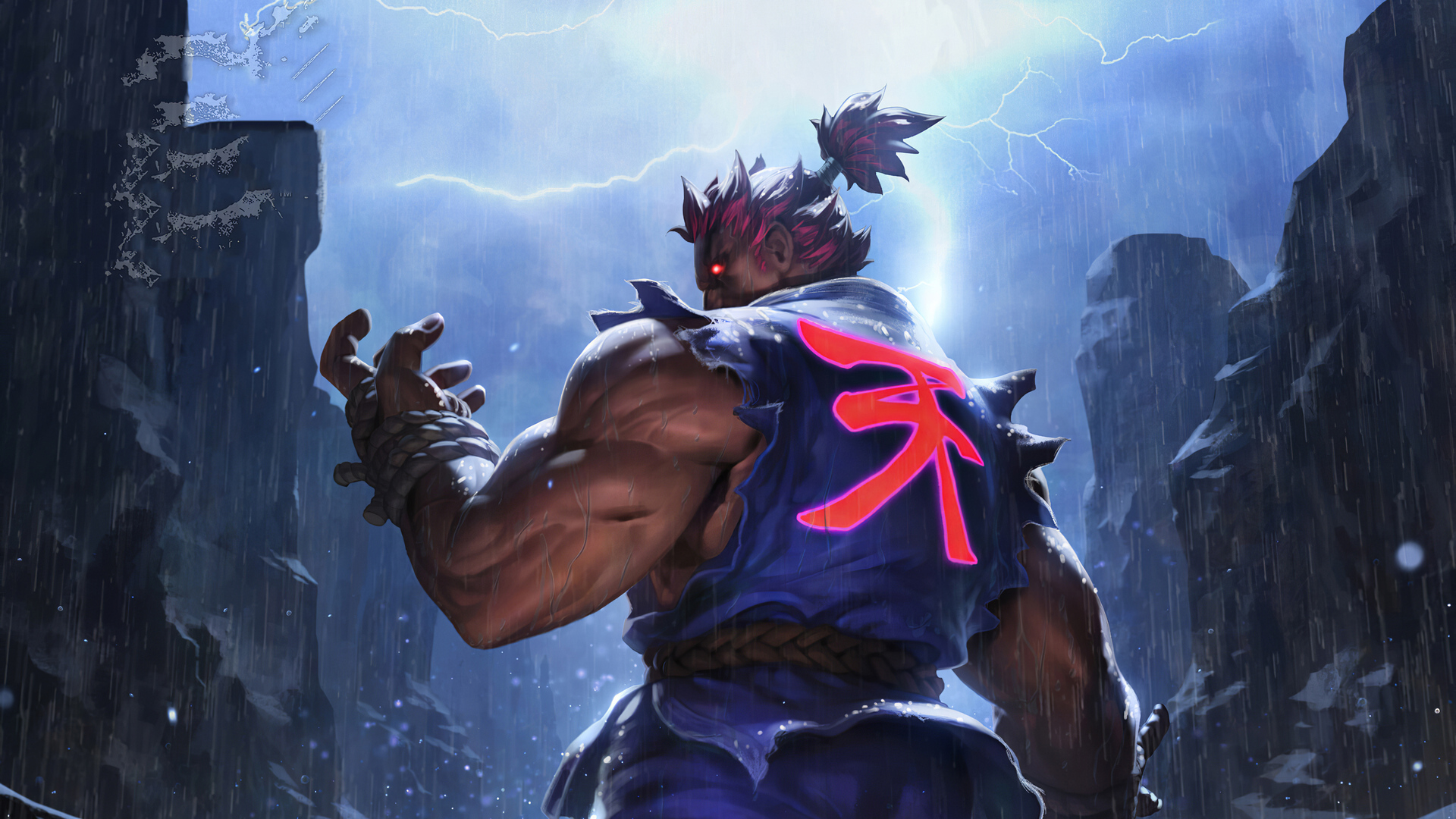 Akuma Street Fighter Game 4k Wallpaper