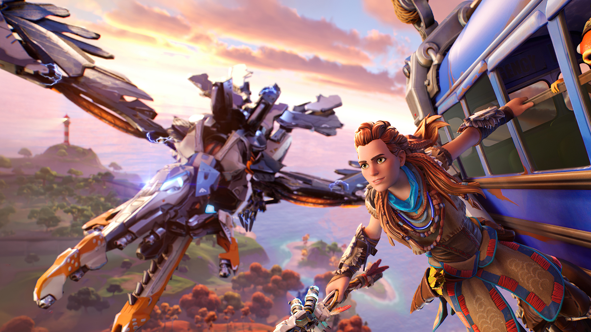 Aloy In Fortnite Wallpaper