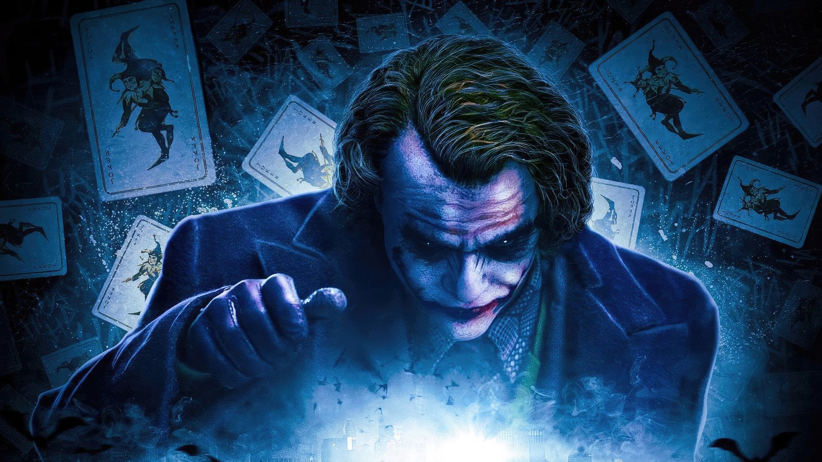 Anarchy In Gotham Joker Wallpaper