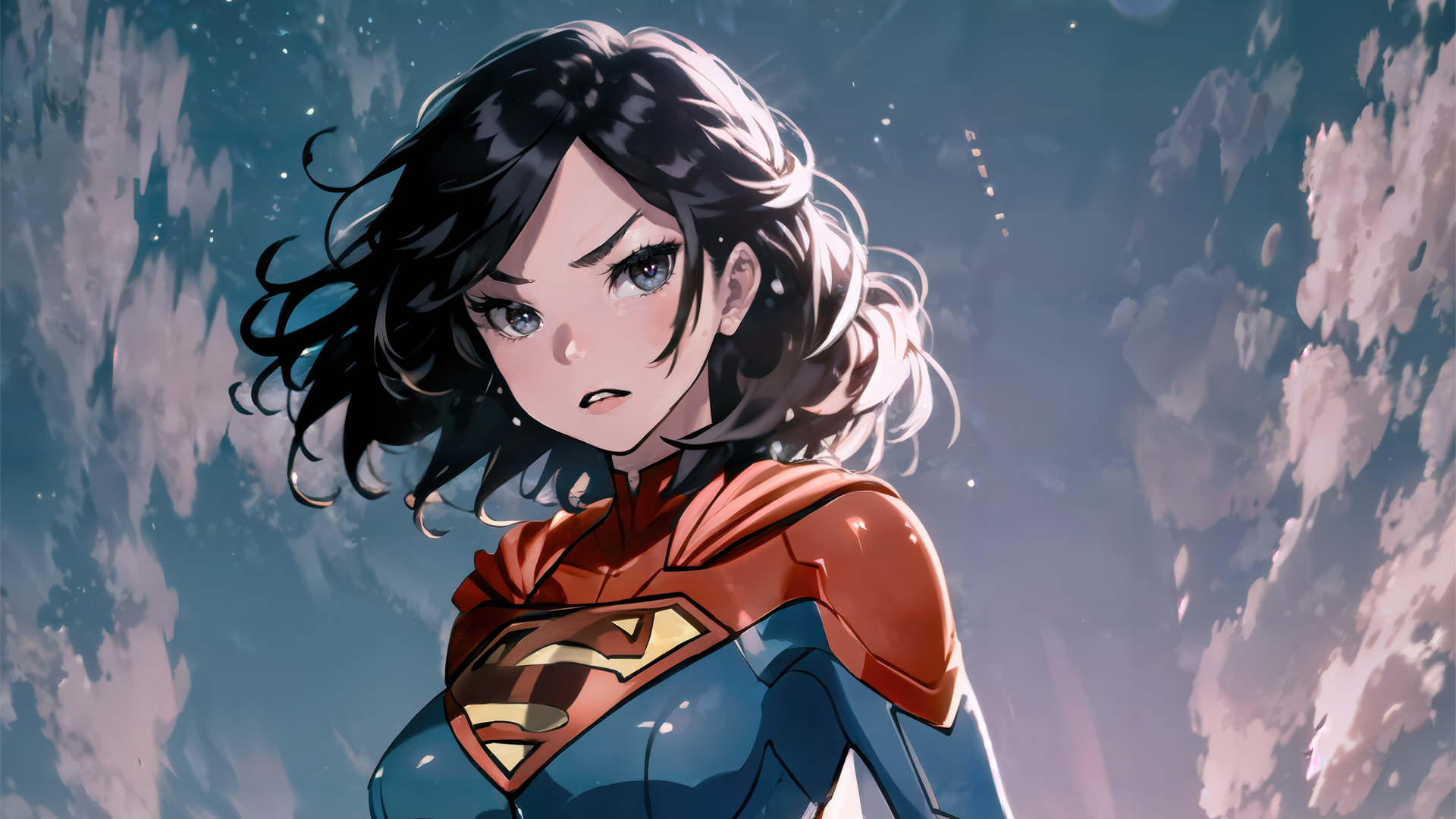 Anime Supergirl Wallpaper