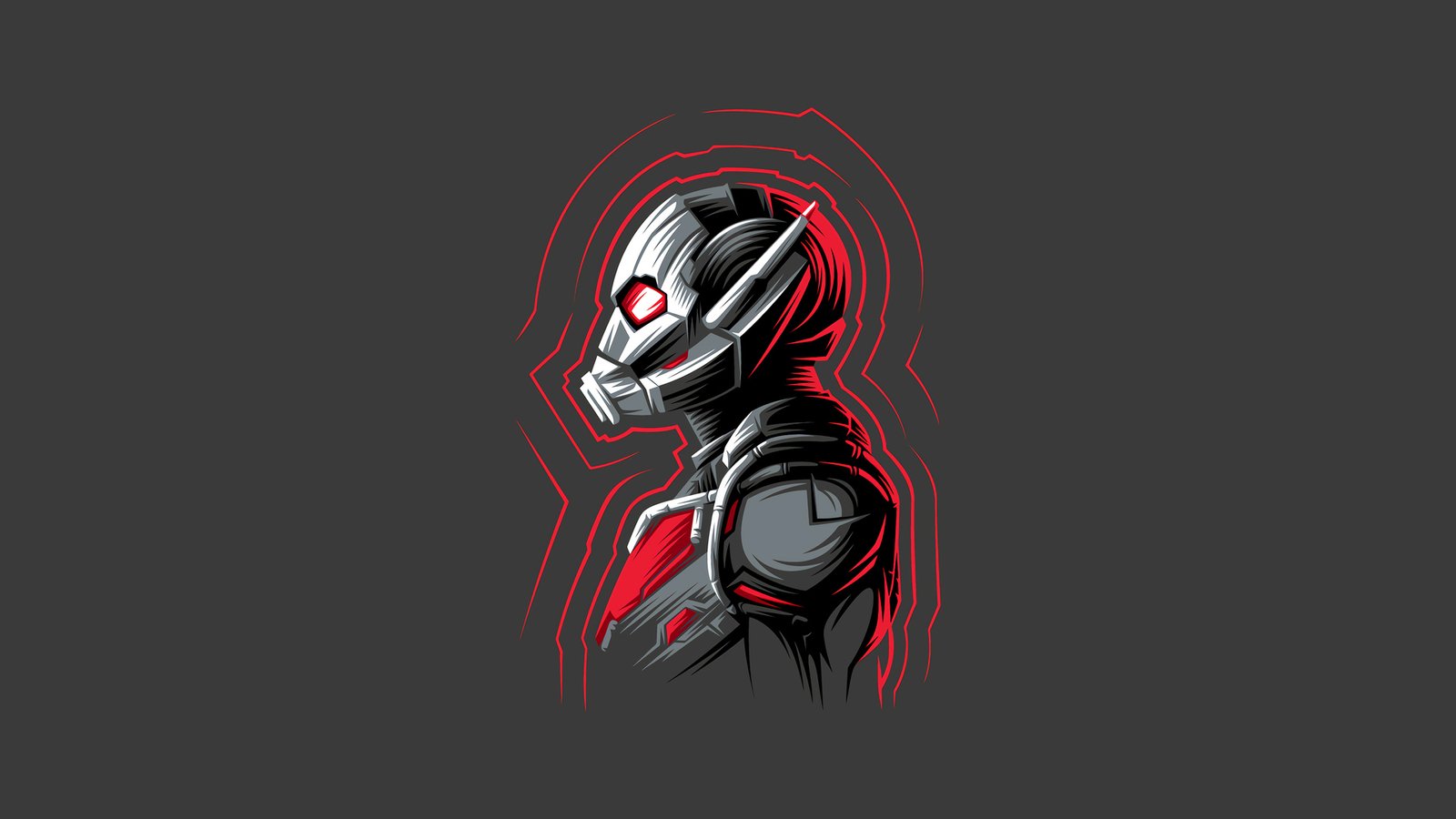 Ant Man Minimal 4k Wallpaper