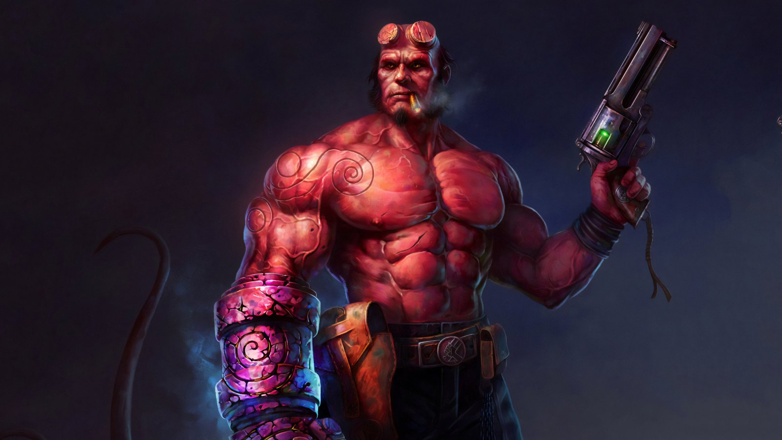 Art New Hellboy Wallpaper