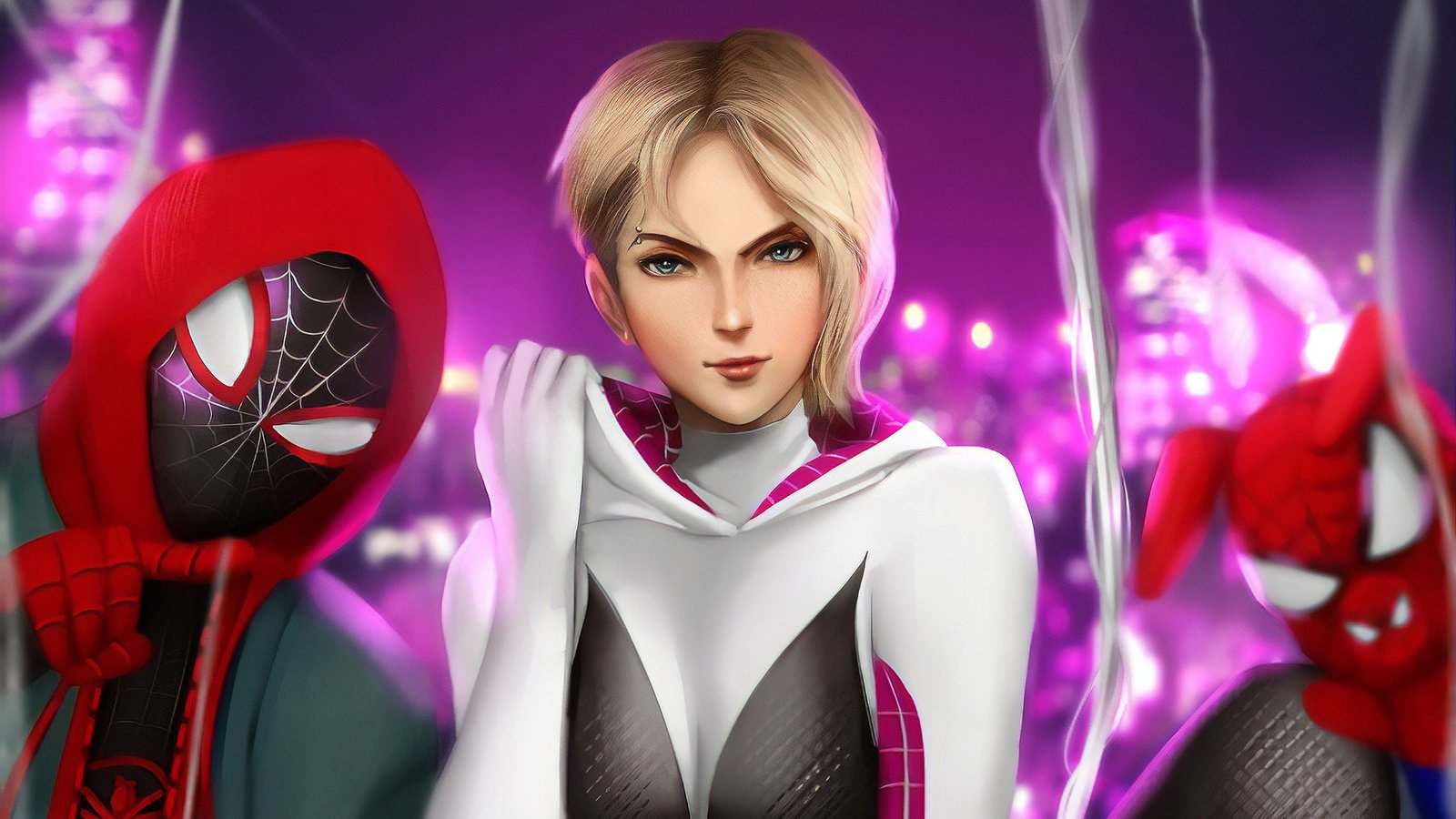 Art Spider Gwen HD Wallpaper