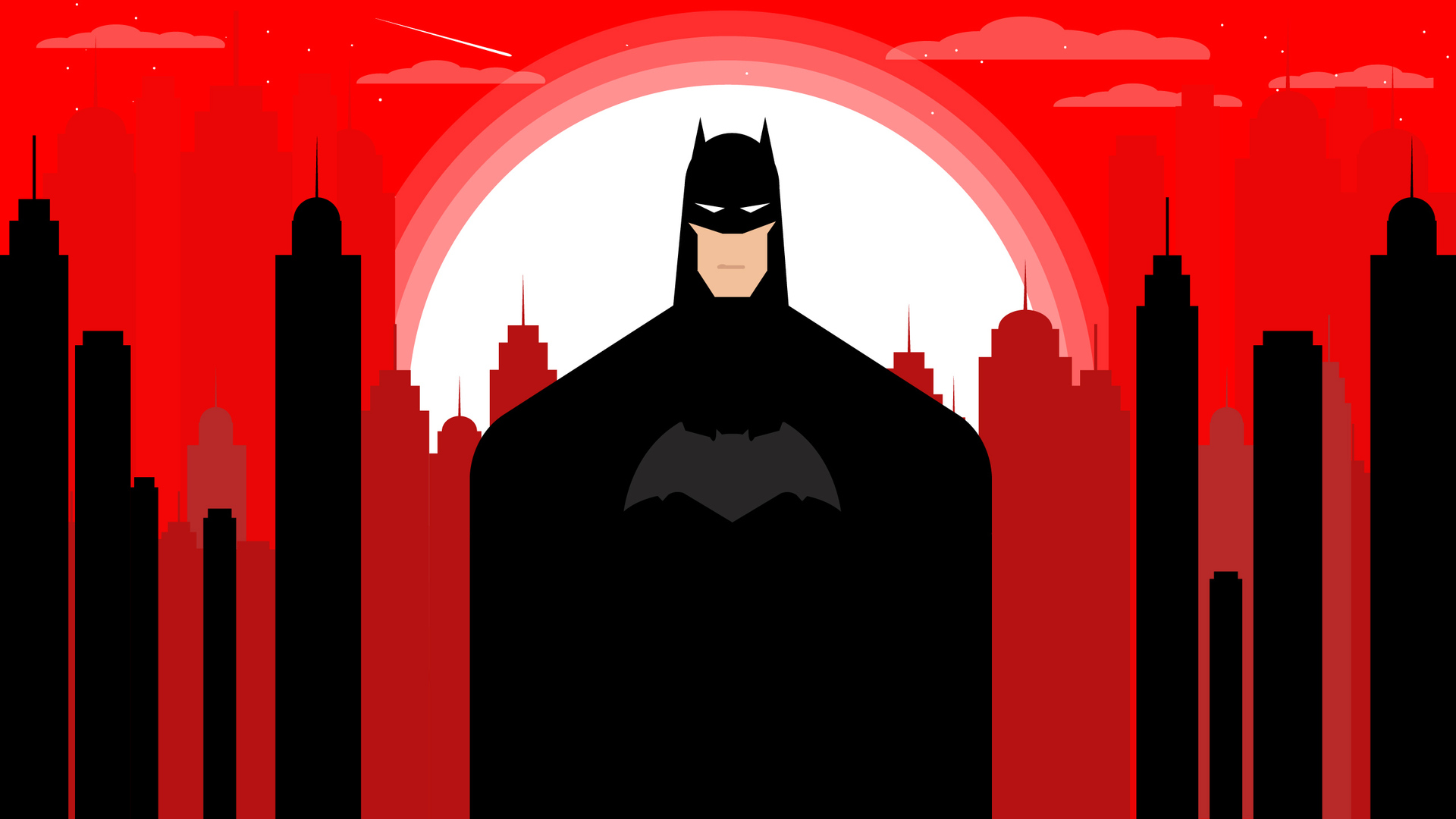 Artwork Batman Gotham Wallpaper