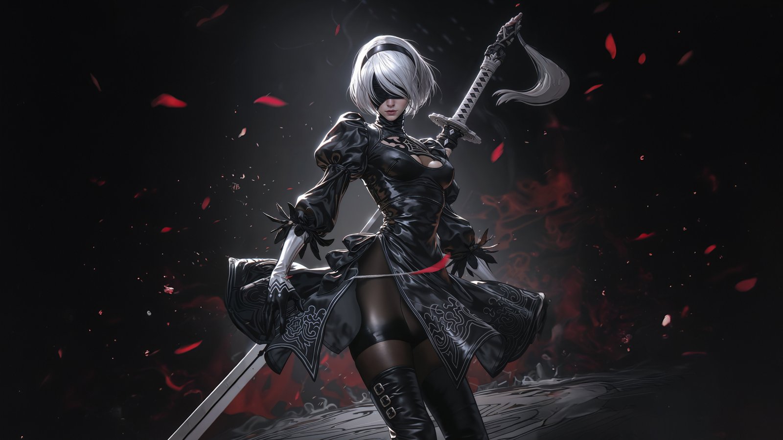 Automata Warrior Wallpaper