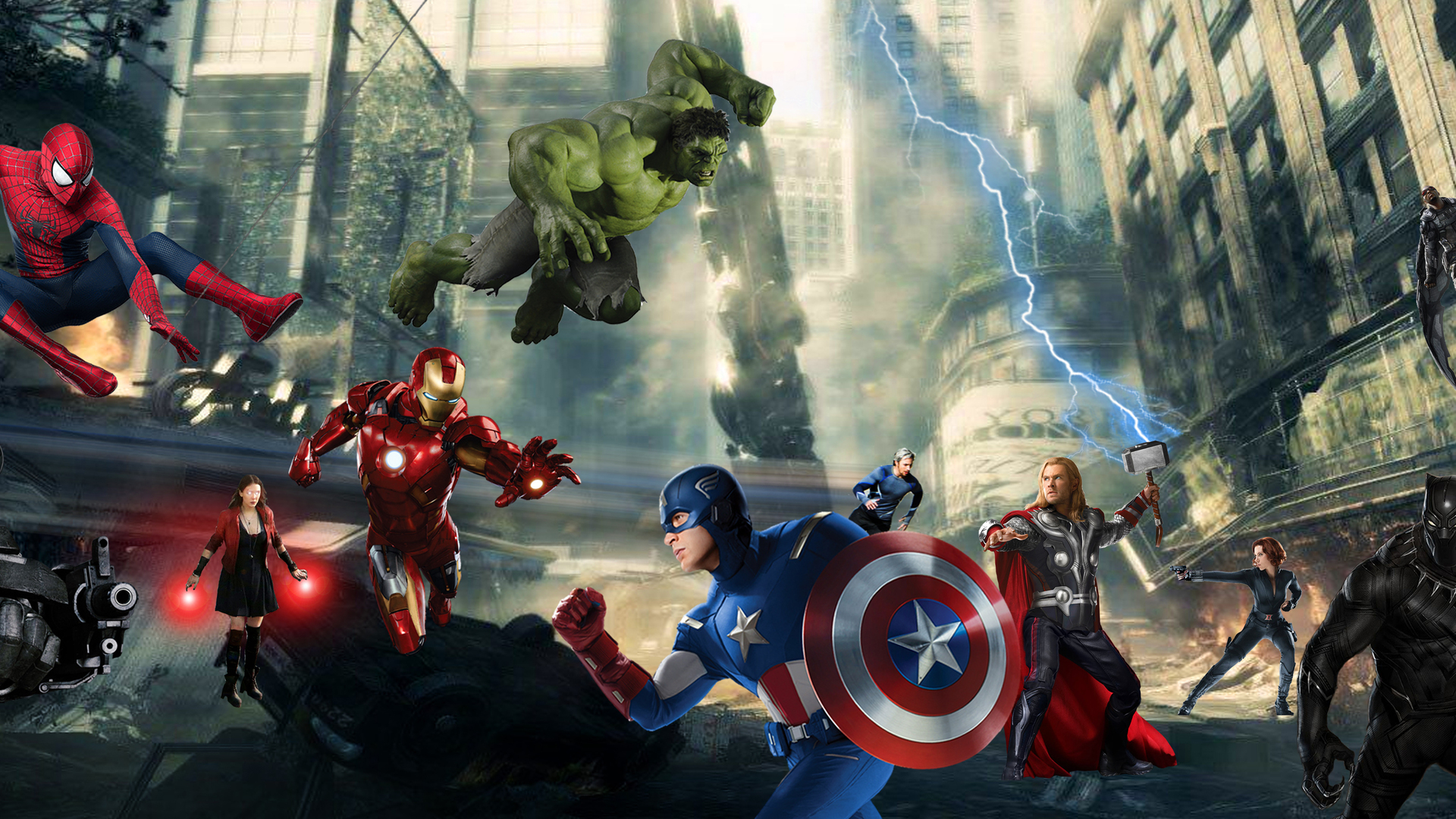 Avengers Assemble Artwork 4k Wallpaper