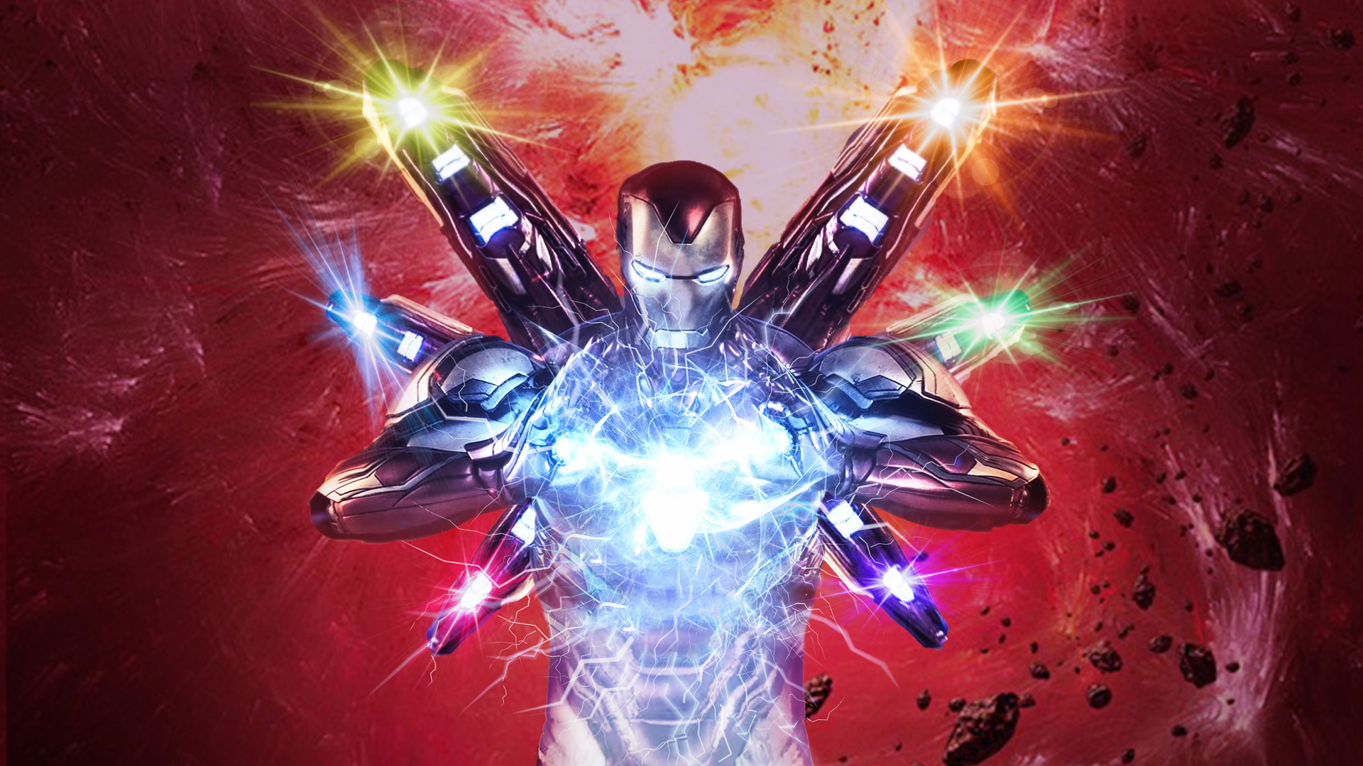 Avengers Endgame New Infinity Gauntlet Suit Wallpaper