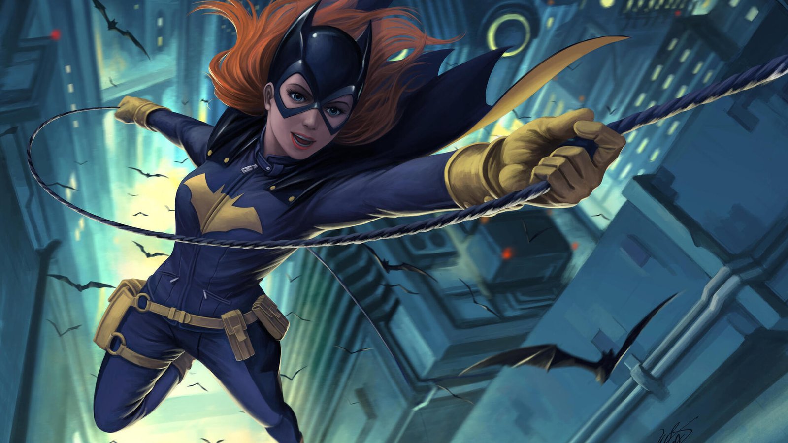 Batgirl Flying Wallpaper