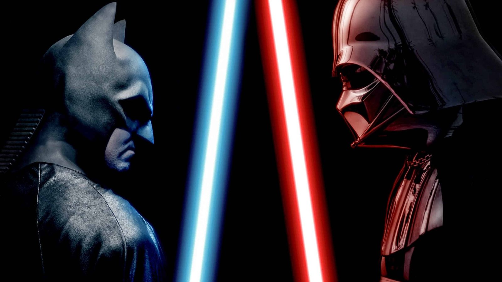 Batman And Darth Vader Lightsaber Wallpaper