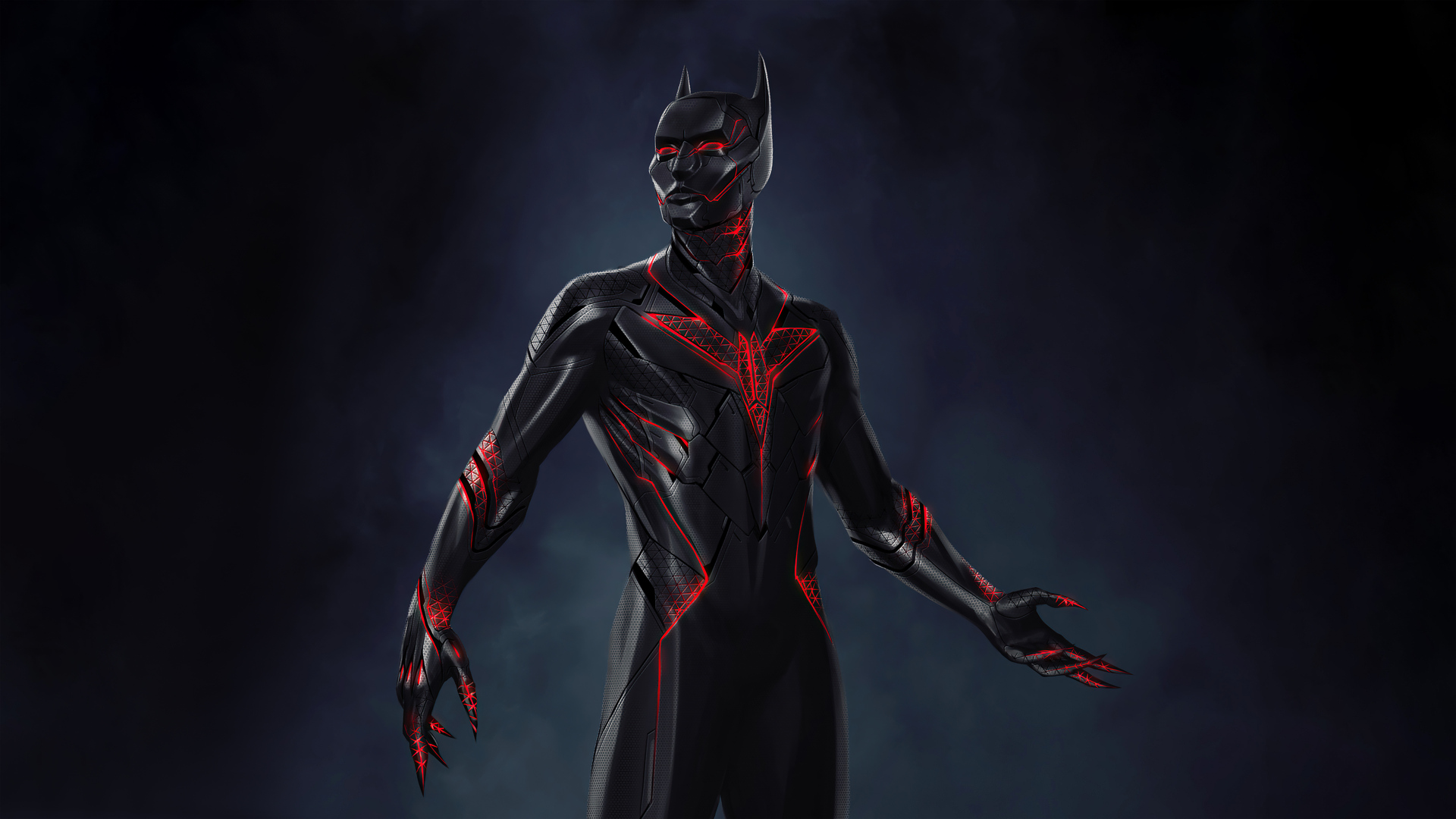 Batman Beyond Concept Art 8k Wallpaper