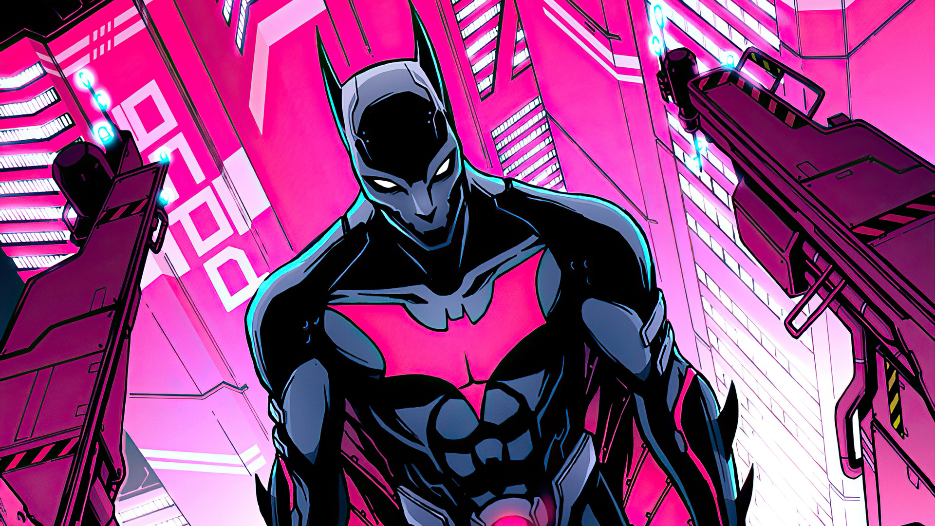 Batman Beyond Cyber City Wallpaper