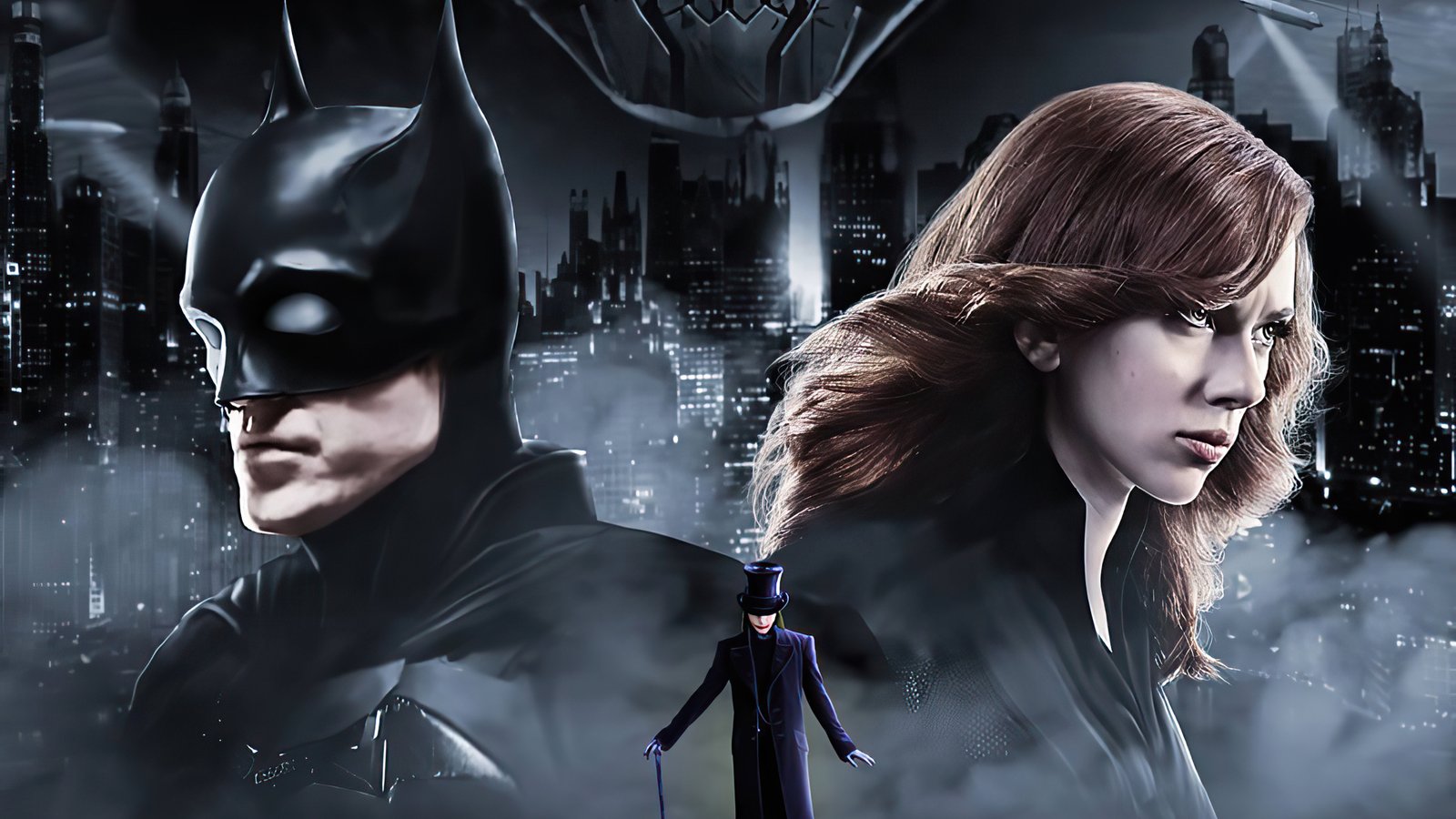 Batman Black Widow And Joker Wallpaper