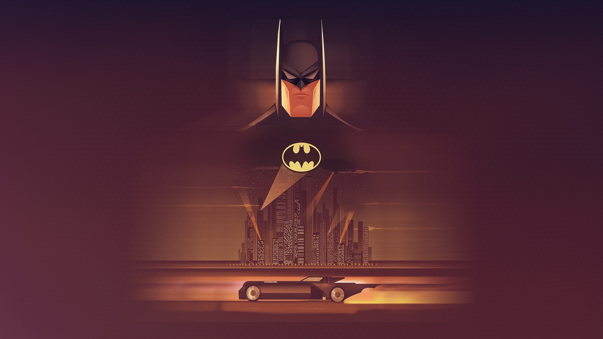 Batman City Ride Wallpaper