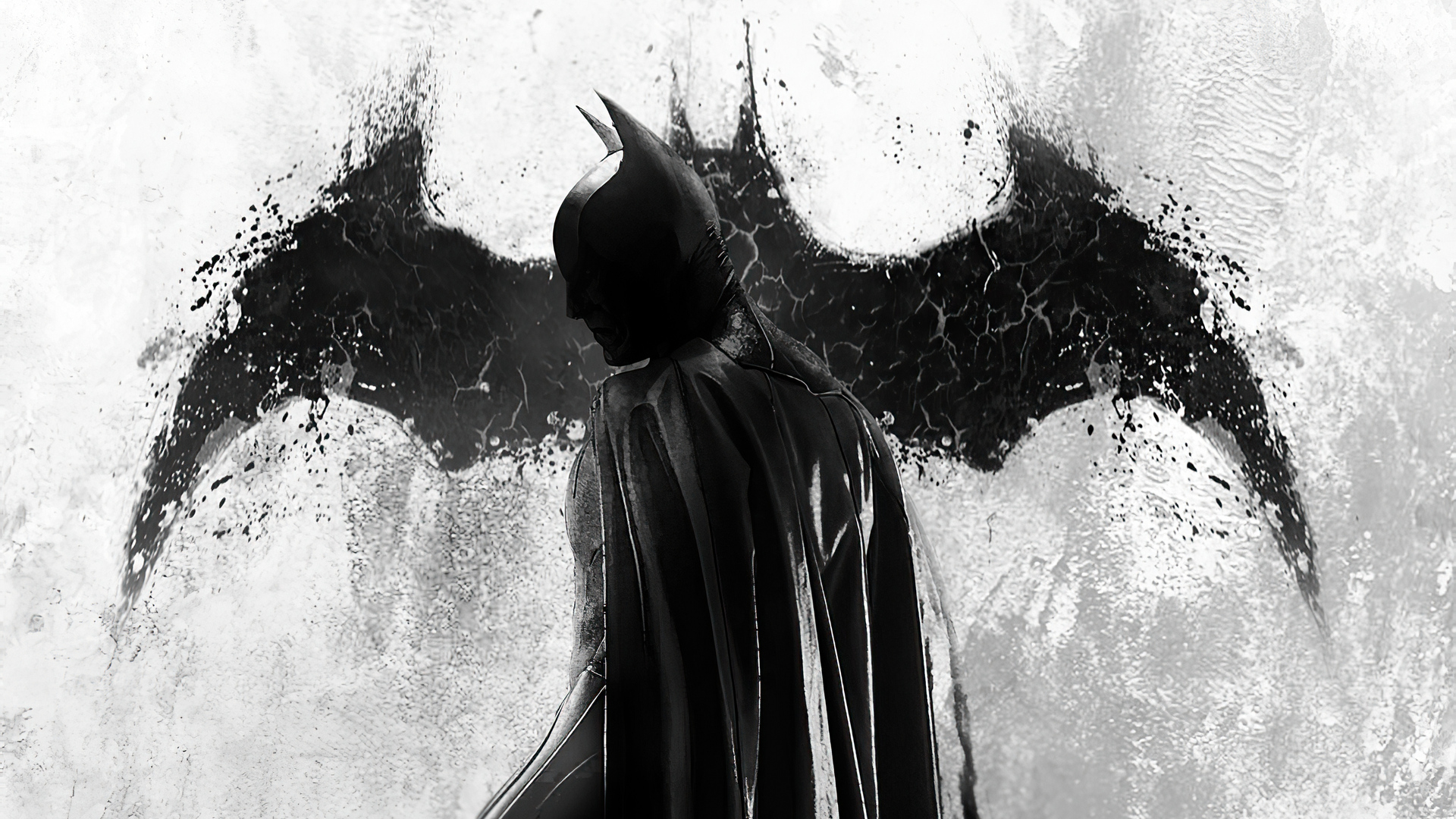 Batman Monochrome 2020 4k Wallpaper