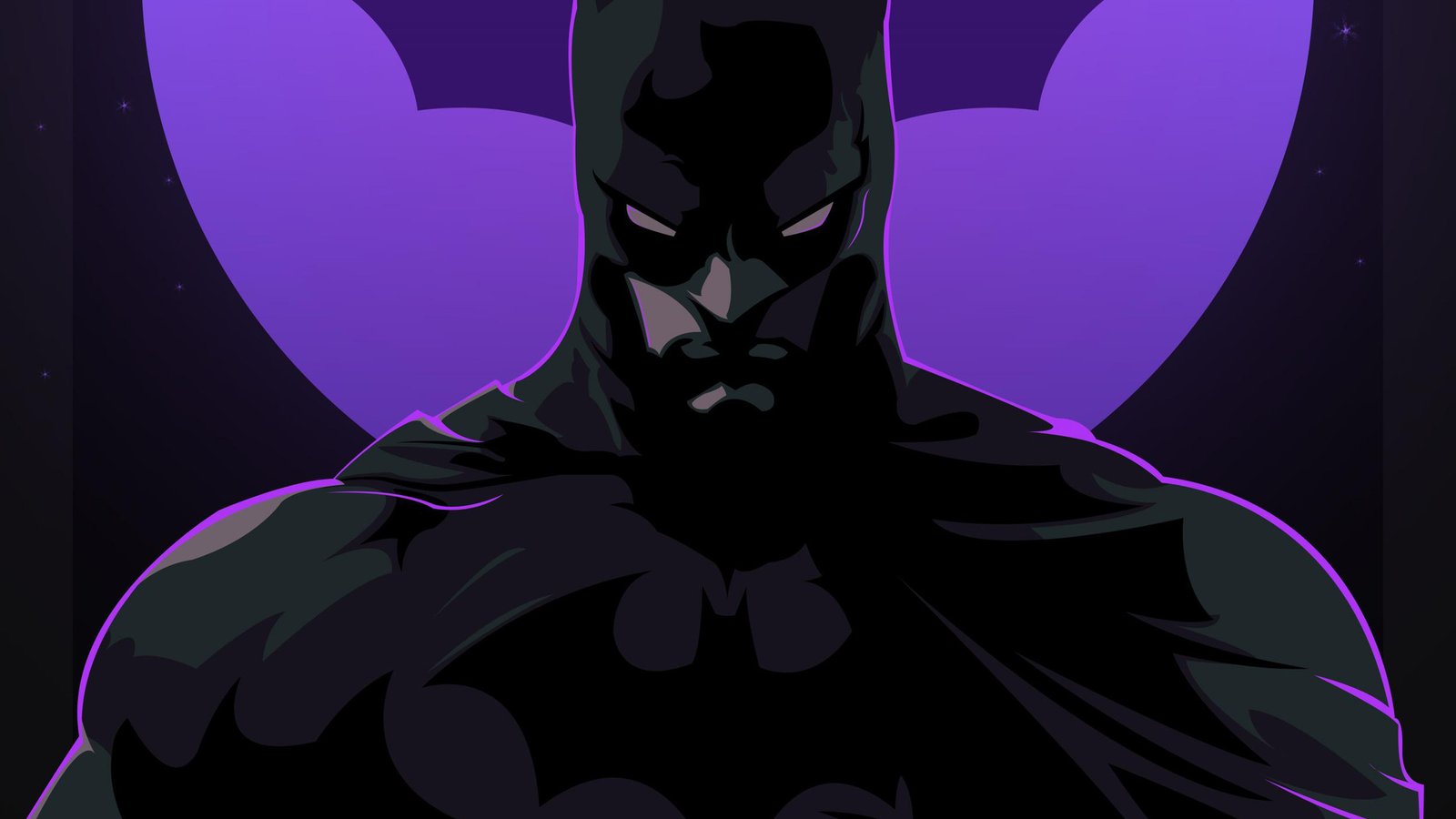 Batman New Neon Art Wallpaper