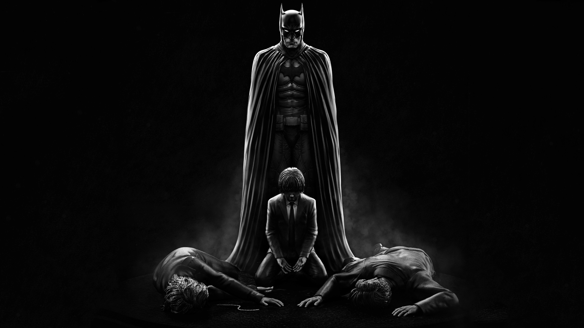 Batman Parents Death 4k Wallpaper