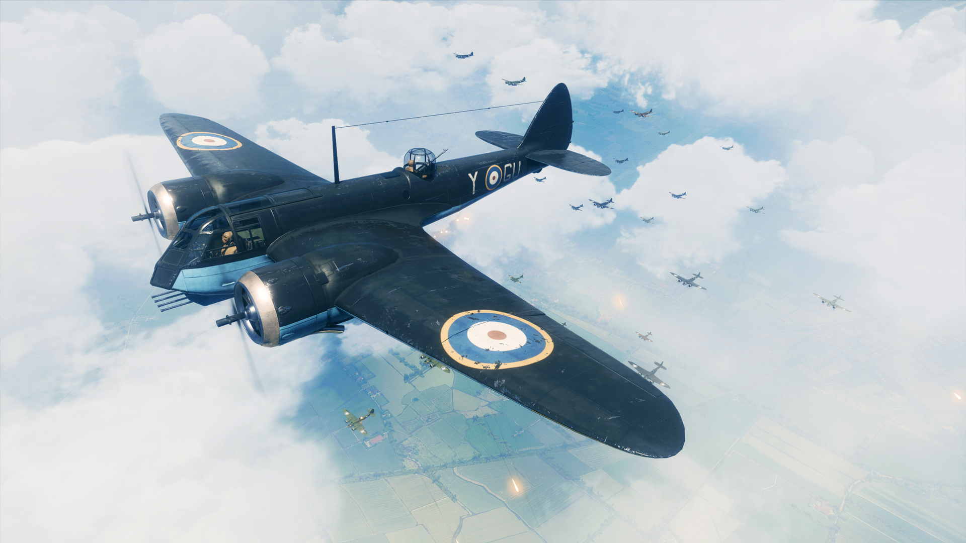 Battlefield V Plane Fight 5k Wallpaper