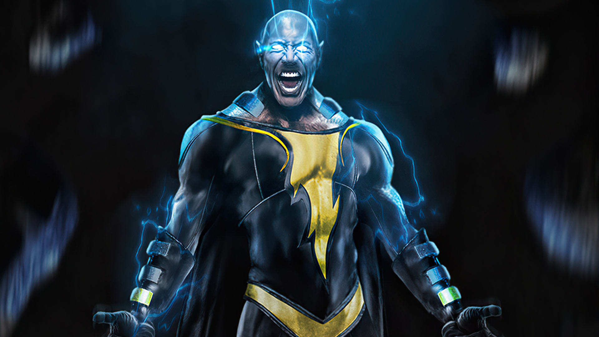 Black Adam Beast On Wallpaper