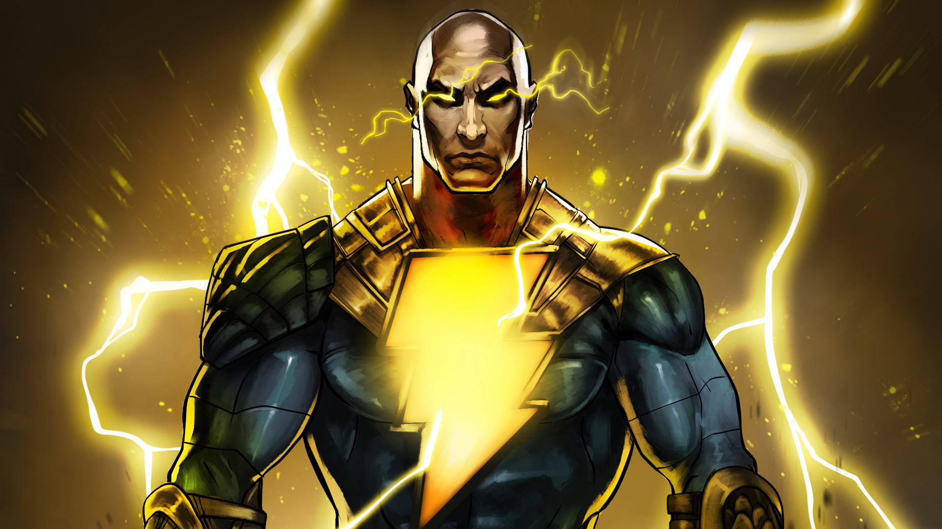 Black Adam Dc Fandom Fanart Wallpaper