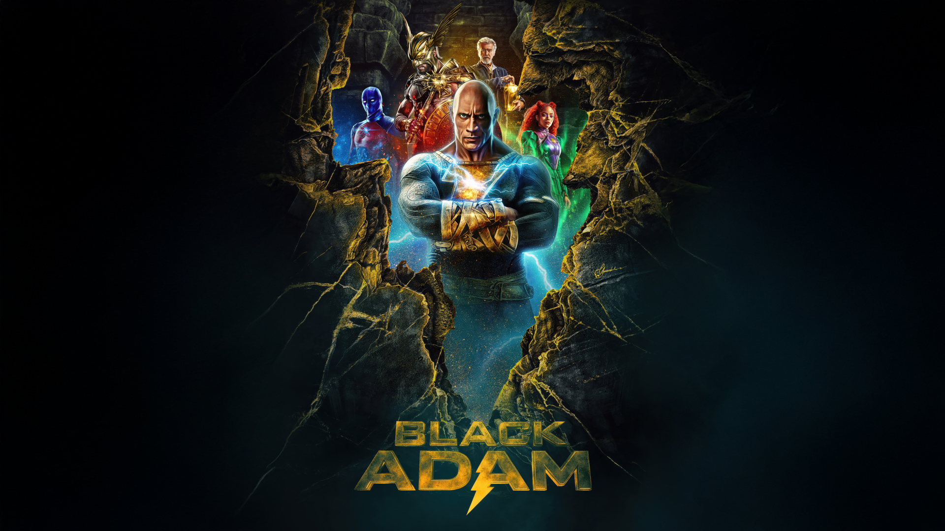 Black Adam Team Wallpaper