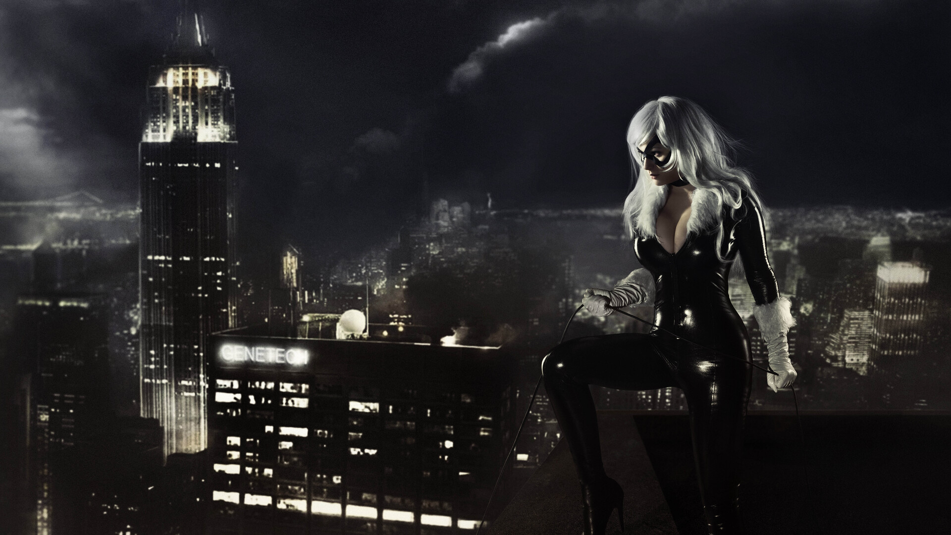 Black Cat Marvel Cosplay Wallpaper