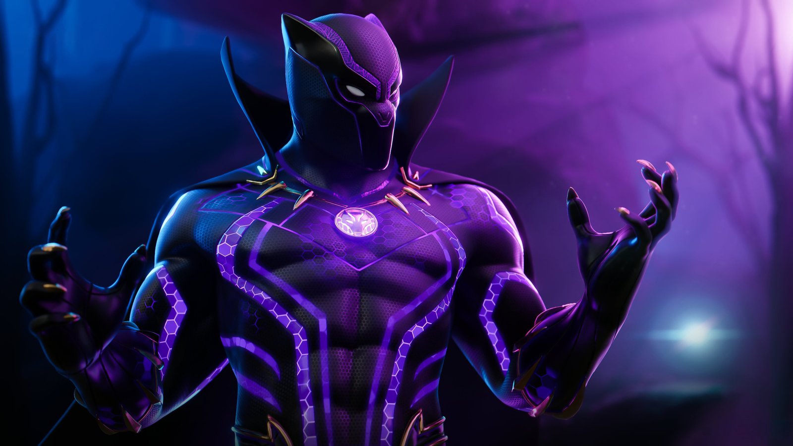 Black Panther Fortnite 4k Wallpaper