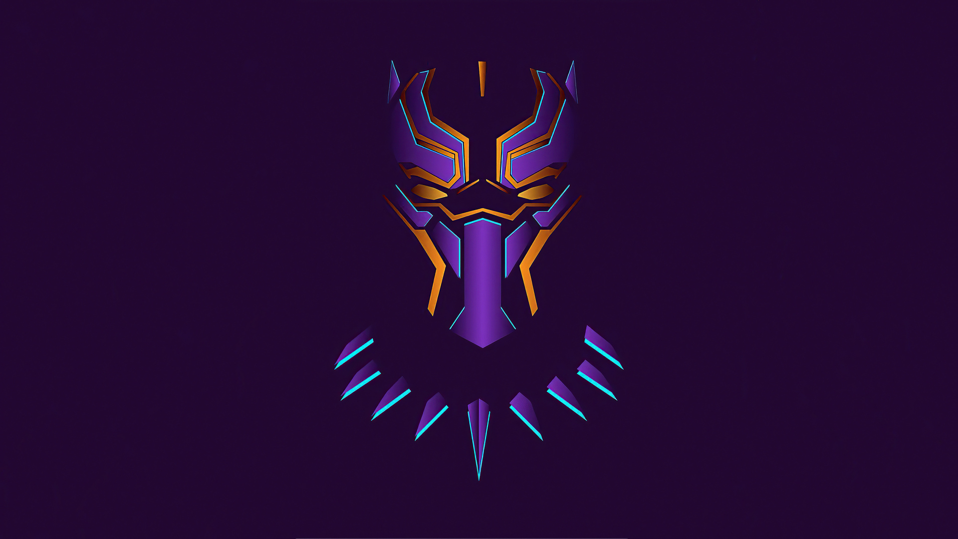 Black Panther Minimal Illustration 4k Wallpaper