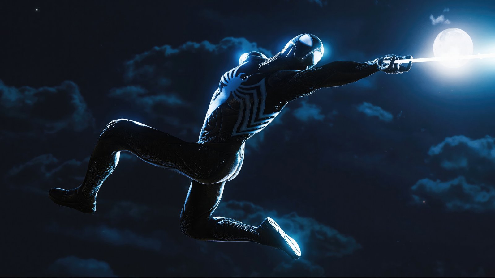 Black Spiderman 2 Game Wallpaper