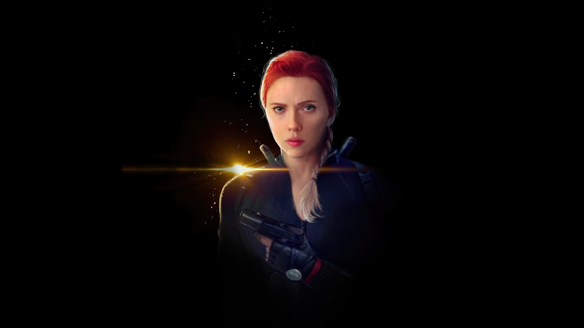 Black Widow Dark 4k Wallpaper