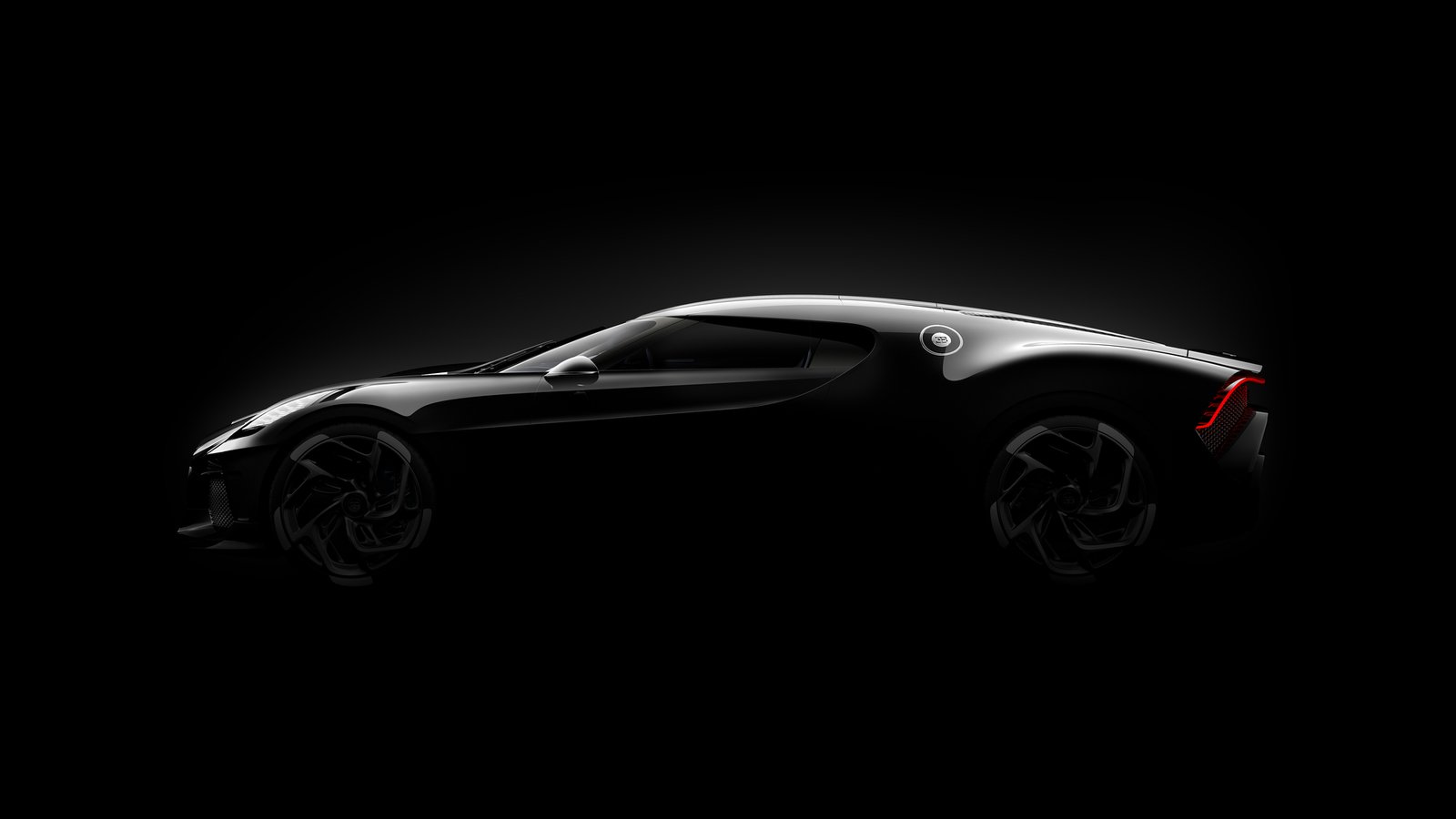 Bugatti La Voiture Noire Side View Concept Wallpaper