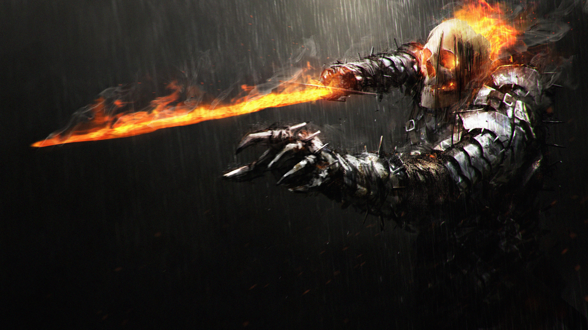 Cursed Ghost Rider Wallpaper