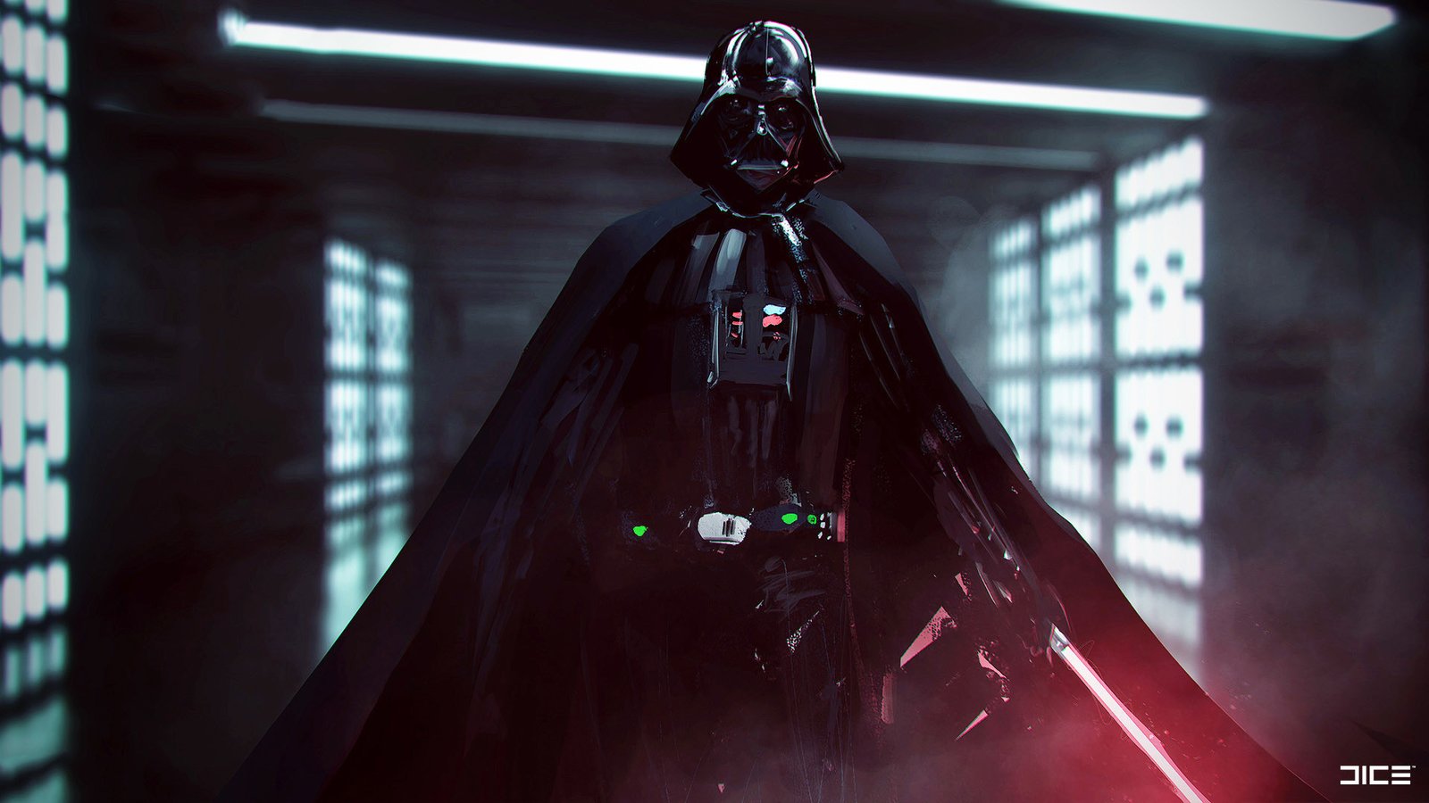 Darth Vader Star Wars Battlefront 2 Concept Art Wallpaper