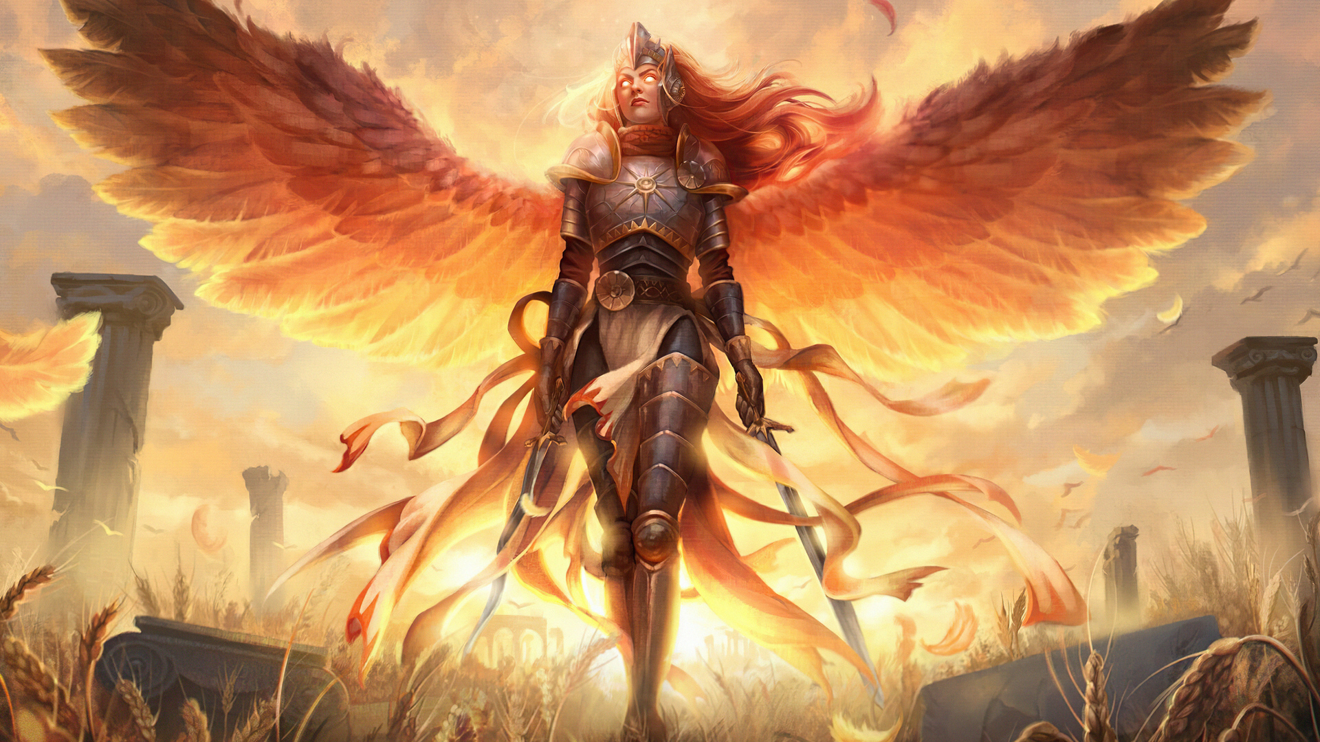 Dawnbringer Aurelia Magic The Gathering Wallpaper