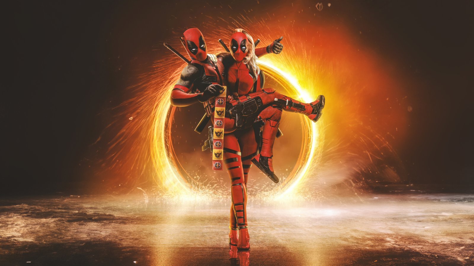 Deadpool Always Bring Protection Wallpaper