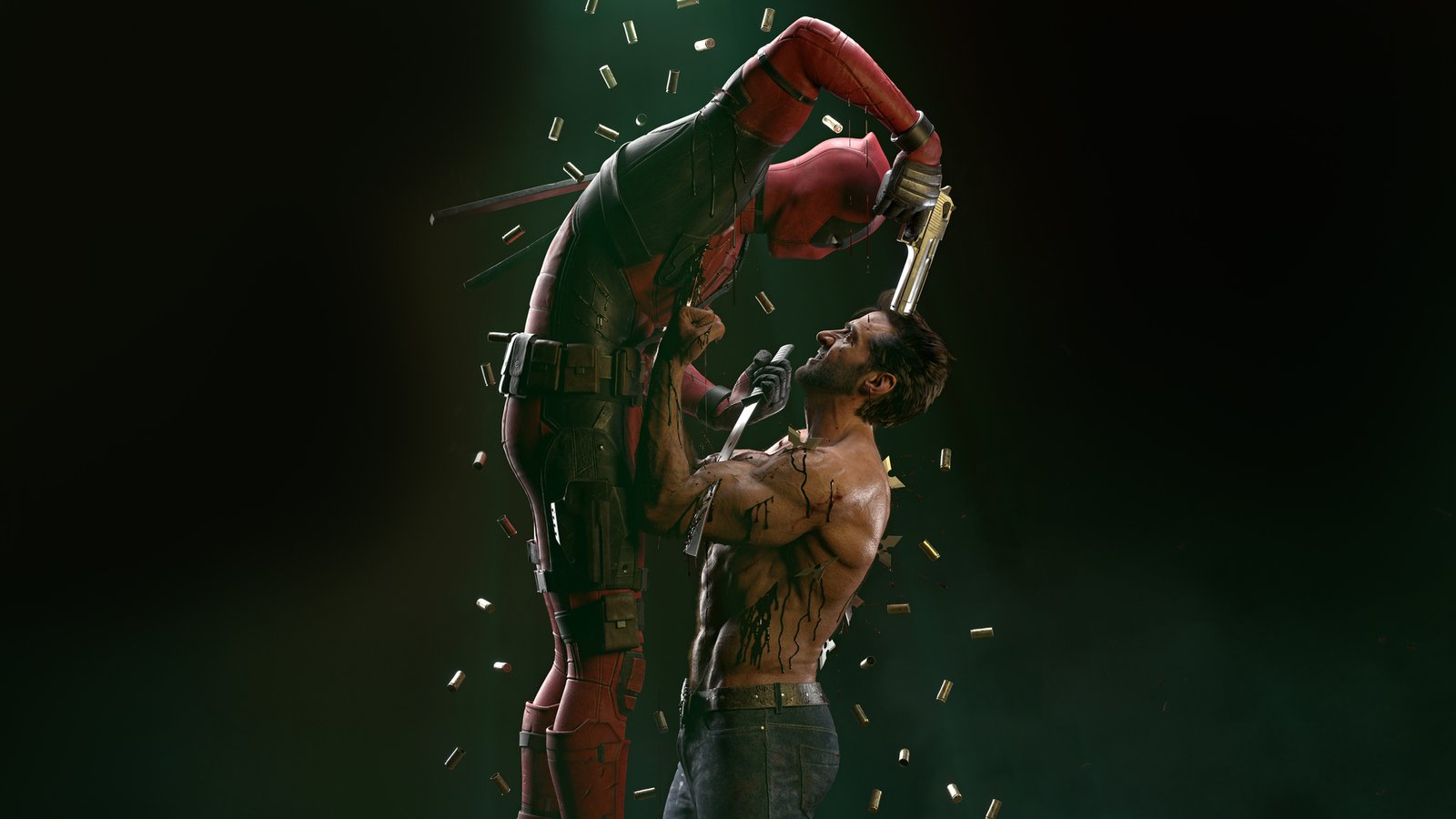 Deadpool And Wolverine Face Of Sanity Wallpaper