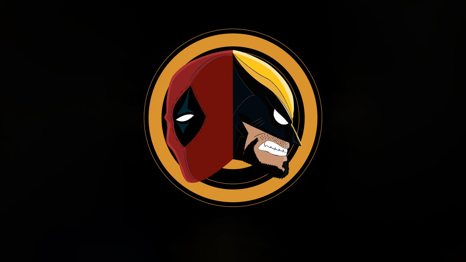 Deadpool And Wolverine Insignia Wallpaper