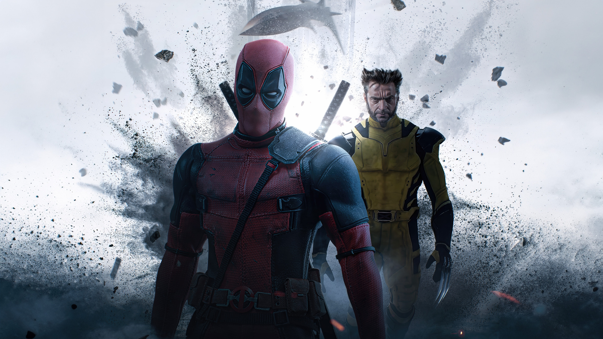 Deadpool And Wolverine Join Forces Wallpaper