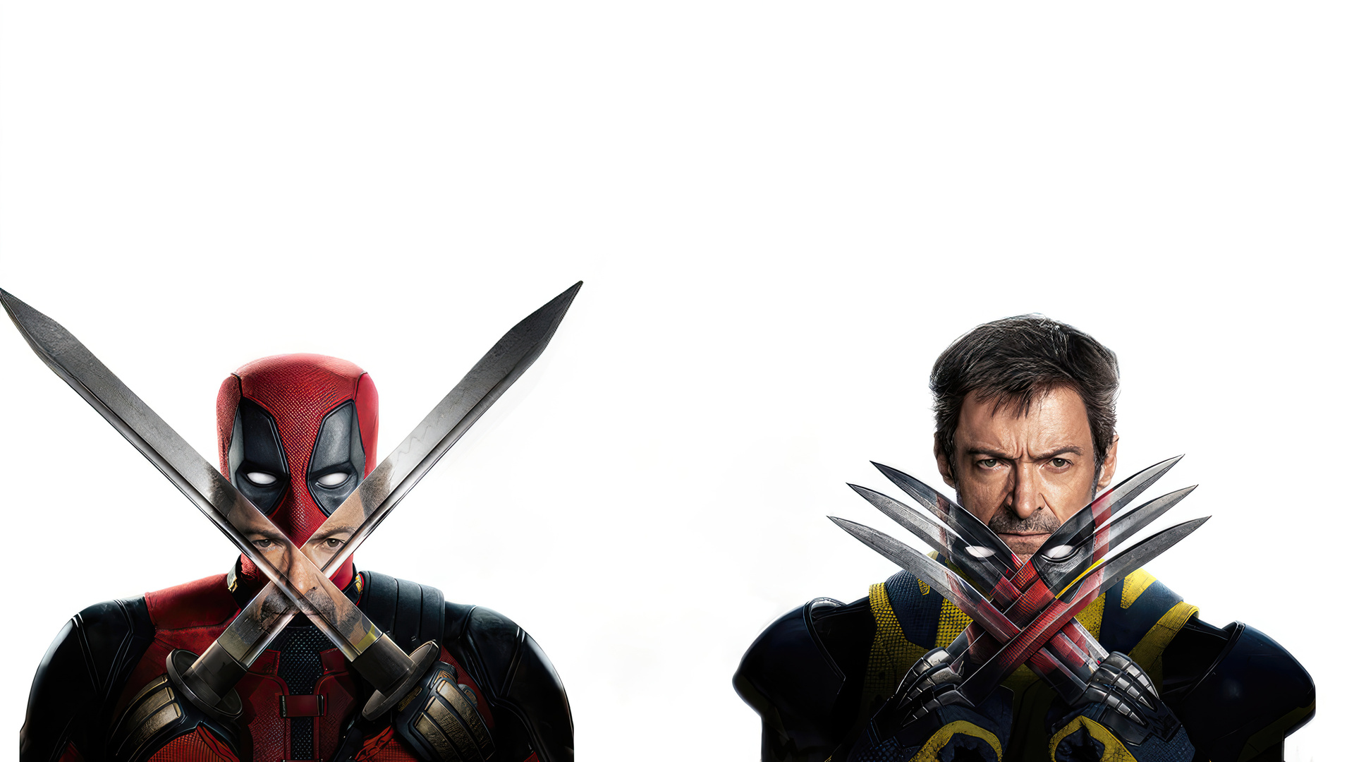 Deadpool And Wolverine Official Duo Poster Wallpaper